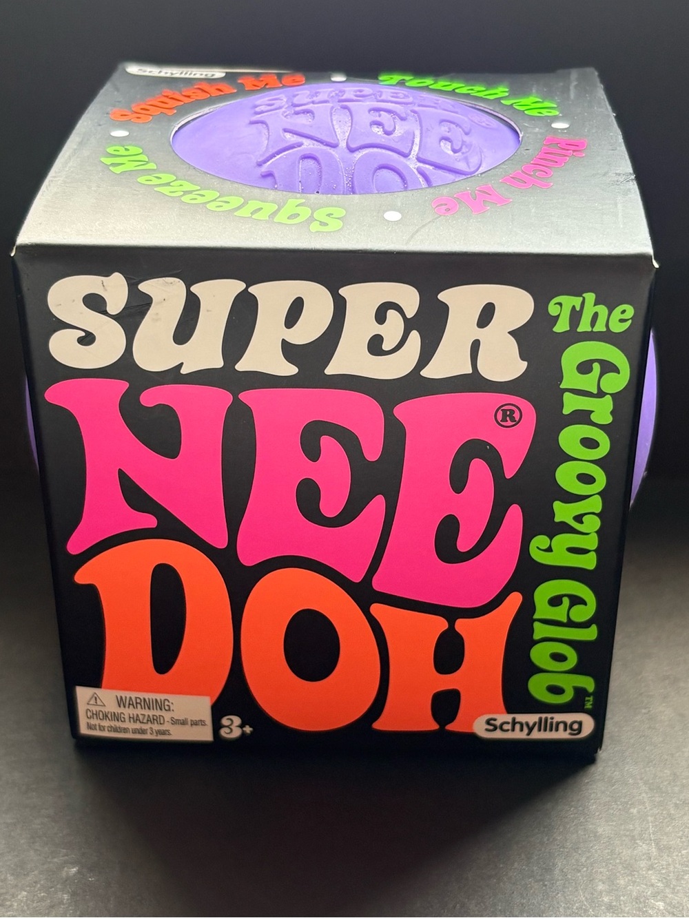 Schylling Super NeeDoh Groovy Glob- Purple